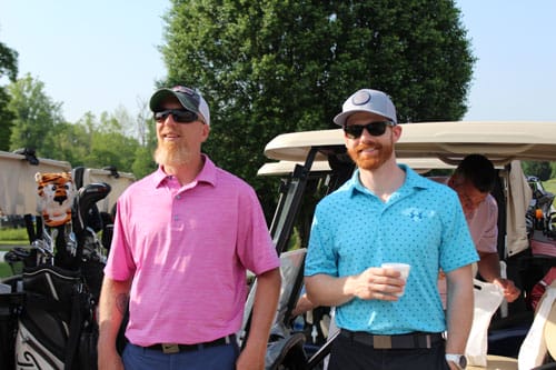 Scroggs Construction team at the Golf Tournament 