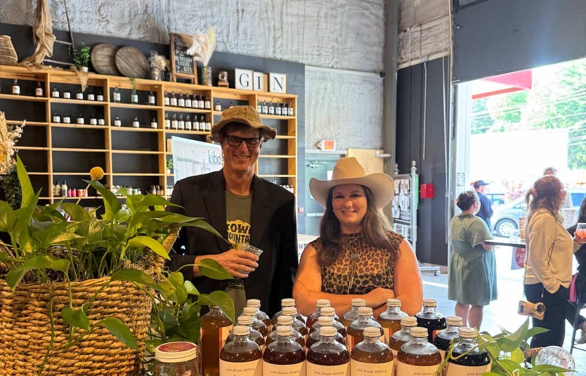 Nathan Lawrence and Jessie Edington at Casino Night 2025