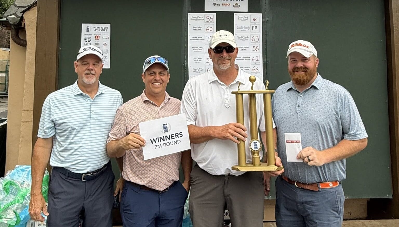 Winners of the May Golf Tournament PM Round